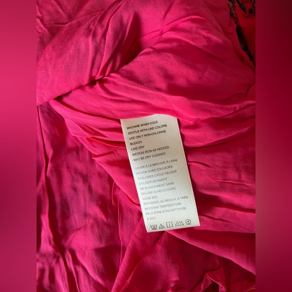 Free People Yara Printed Mini Dress Flowy lightweight boho Short flutter sleeves - Picture 7 of 10